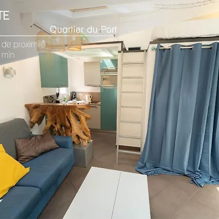 Sk Joli Studio, Le Port, Clim, Tramway, Wifi 17 Bonaparte * 니스